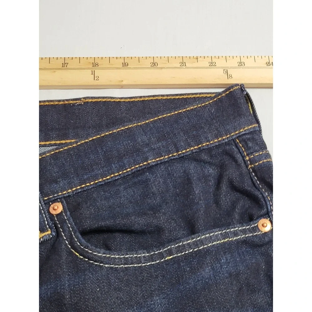 Levis 541 Athletic Taper Jeans Mens 48x29 Dark Blue Denim Cotton Stretch Classic